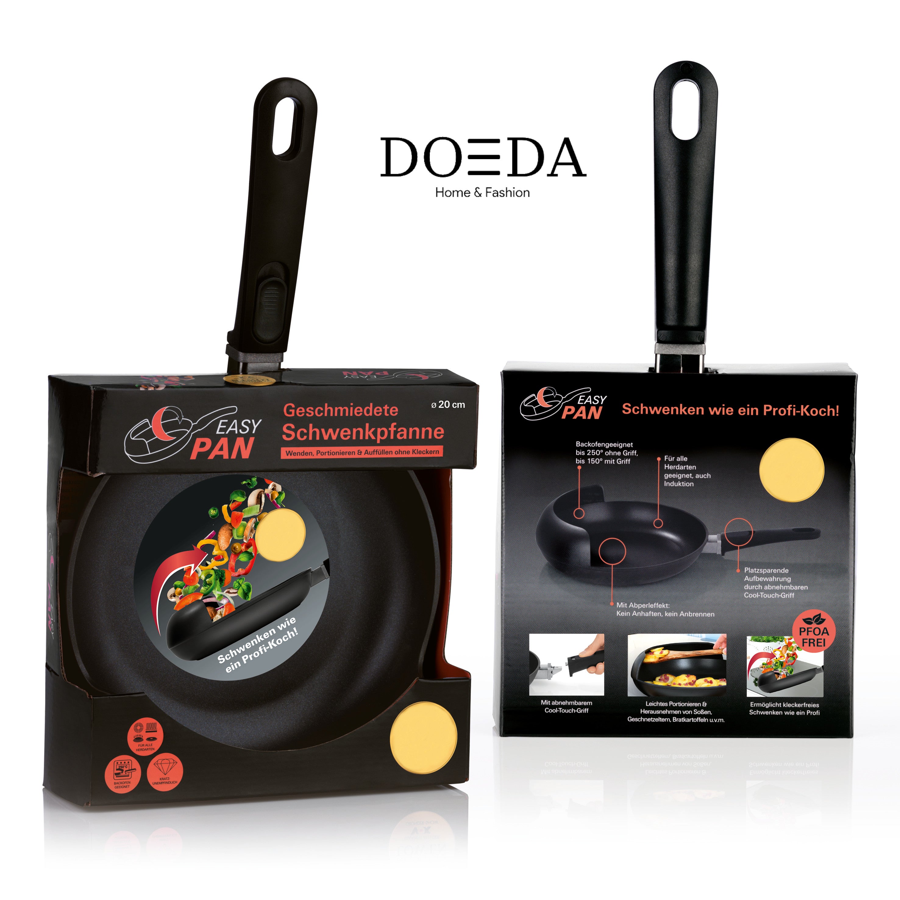 SET 2 PADELLE AETERNUM ESSENTIAL 24/28 CM PETRAVERA PLUS | Leroy Merlin