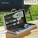 Valigetta di utensili da Barbecue professionale “Re della griglia”