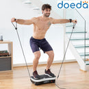 Piattaforma vibrante di allenamento con accessori e manuale per esercizi “Fit Power”