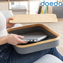 Scrivania portatile con vassoio e portaoggetti “Case”