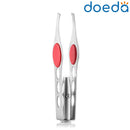 Pinzetta con LED per sopracciglia “Precision”