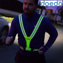 Imbracatura catarifrangente con LED “Fluo”