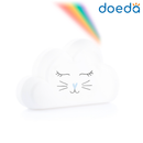 Lampada con proiettore arcobaleno e adesivi “Cloud”