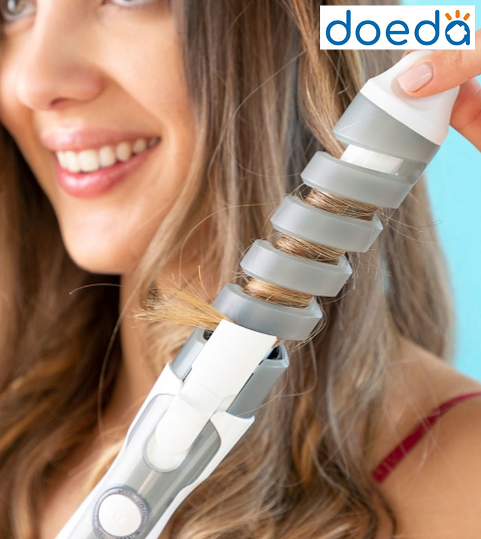 PIASTRA ARRICCIACAPELLI A Spirale In Ceramica Per Capelli Ricci - Foto 2