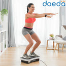 Piattaforma vibrante di allenamento con accessori e manuale per esercizi “Fit Power”