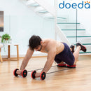 Pedana fitness con dischi rotanti, bande elastiche e manuale per gli esercizi “AdPro”