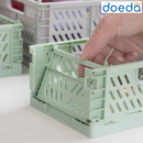 Set di 3 scatole organizer pieghevoli e impilabili “Skub”