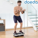 Piattaforma vibrante di allenamento con accessori e manuale per esercizi “Fit Power”