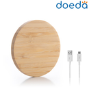 Caricabatterie senza fili in Bambù “Eco Power”