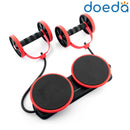 Pedana fitness con dischi rotanti, bande elastiche e manuale per gli esercizi “AdPro”