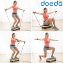 Piattaforma vibrante di allenamento con accessori e manuale per esercizi “Fit Power”