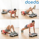 Piattaforma vibrante di allenamento con accessori e manuale per esercizi “Fit Power”